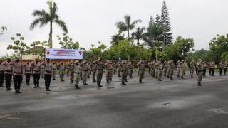 Gelar Latihan Pemeliharaan Kemampuan Tahun 2021, Ini Pesan Dansat Brimob Polda Jabar